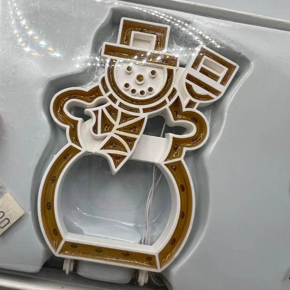 Lighted Village Accessory Snowman Brite Lites 52370 Dept 56
